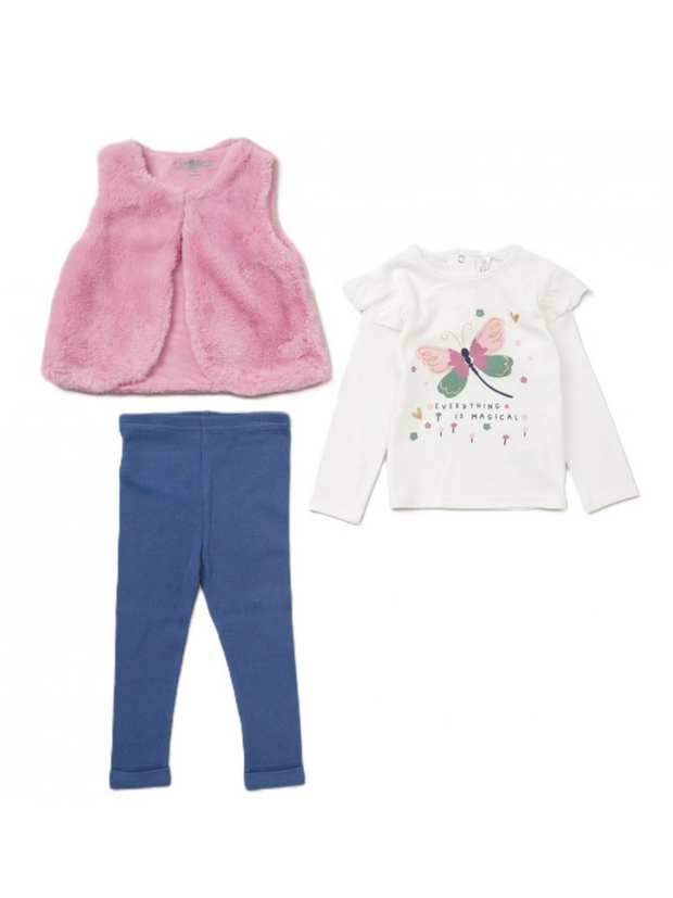 Toddler Girl 'Everything Is Magical' 3 Piece Outfit Set