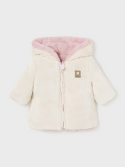 Mayoral Baby Girl Reversible Faux Fur Jacket