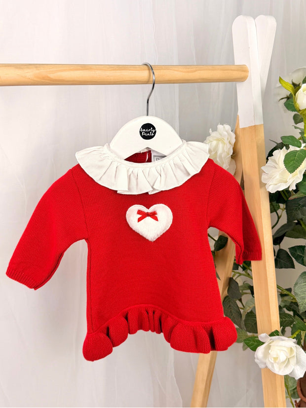 Pex Girls Cecily Dress - Red (0M-3Y)