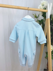 Mintini Boys Blue All In One (3M-12M)