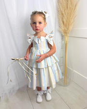 Caramelo Girls Pastel Rainbow Dress