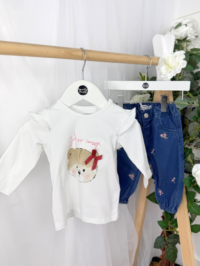 Name It Baby Girls 'How Sweet' Outfit Set (0-18M)