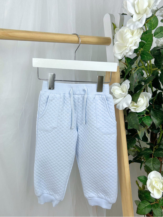 Tutto Piccolo Toddler Boys Blue Padded Outfit Set (12M-3Y)