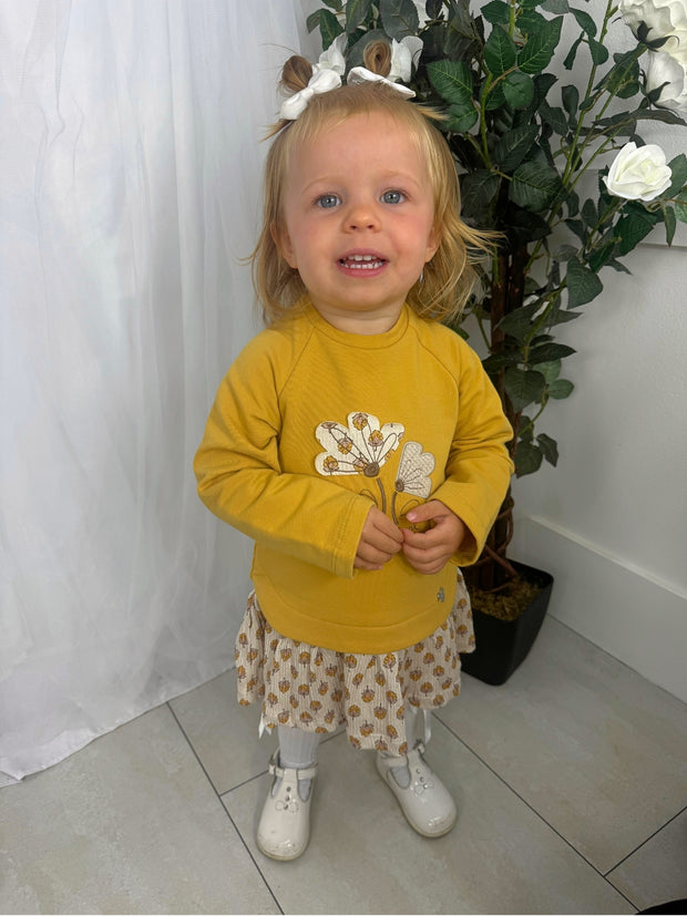 Mayoral Toddler Girl Yellow Floral Dress (12M-4Y)