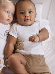 Mayoral Baby Boy Short Set With Teddy Motif