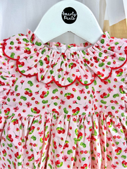 Deolinda Toddler Girl "Fresh" Cherry Dress