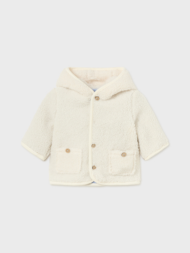 Mayoral Baby Boy Reversible Shearling Coat