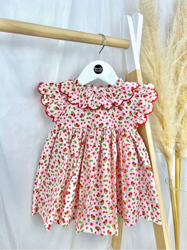 Deolinda Toddler Girl "Fresh" Cherry Dress