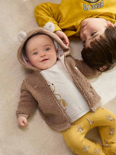 Boys teddy bear jacket best sale