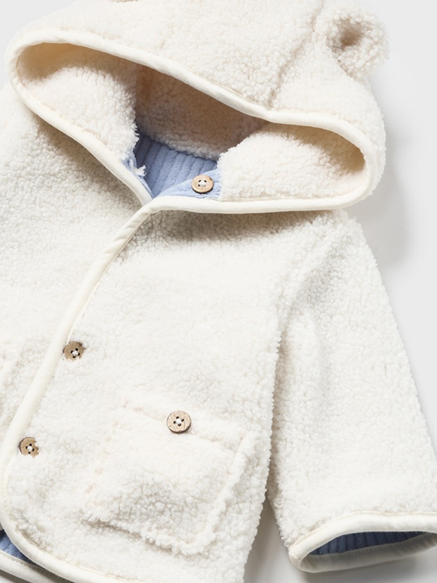 Mayoral Baby Boy Reversible Shearling Coat