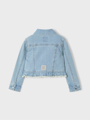 Mayoral Junior Girl Bleach Denim Jacket