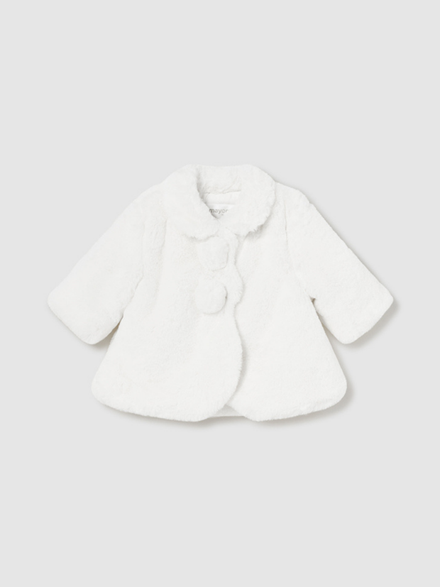 Mayoral Baby Girl Fur Coat