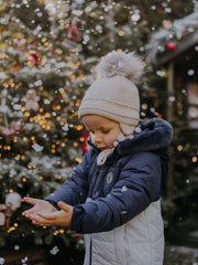 Mintini Boys Navy & Blue Puffer Jacket (12M-5Y)