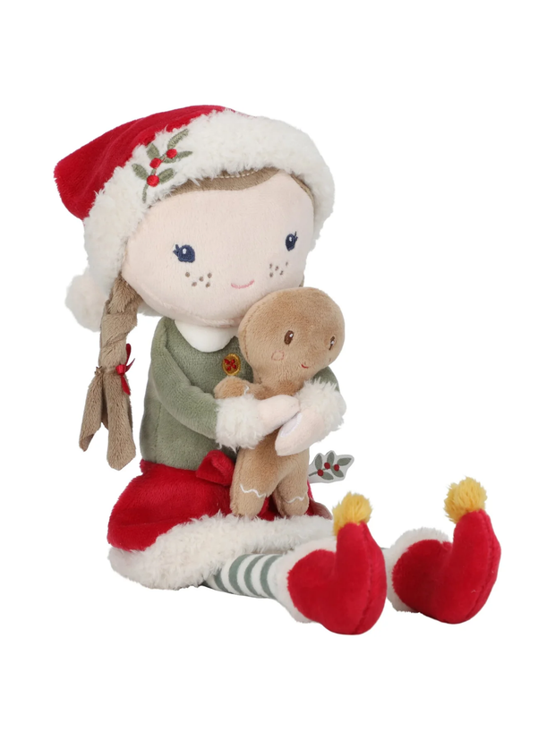 Little Dutch Cuddle Doll Christmas Rosa