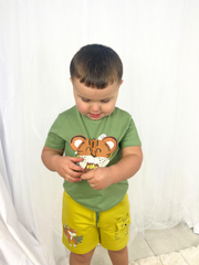 Mayoral Green Toddler Boy Tiger top