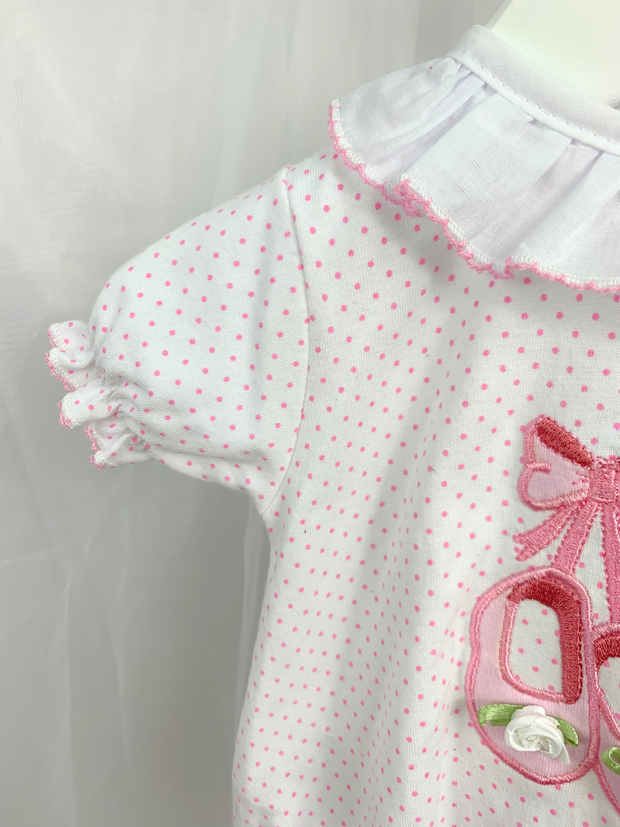 Baby Girl Embroidered Ballerina Vest