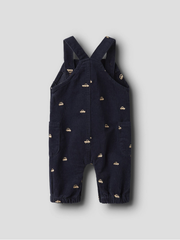 Name It Baby Boy Navy Car Dungaree (1M-18M)