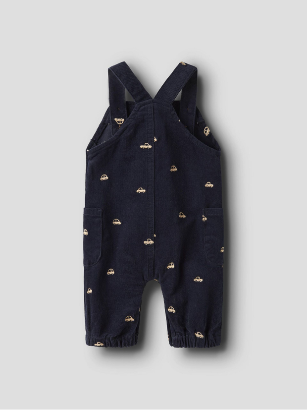 Name It Baby Boy Navy Car Dungaree (1M-18M)