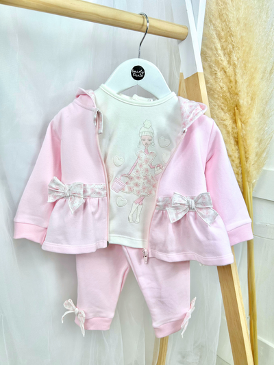 Pastels & Co Sky 3 Piece Hooded Legging Set