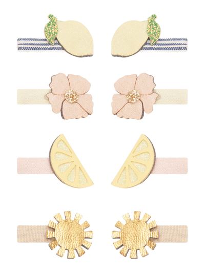 Mimi & Lula Lemons & Flowers Mini Clips