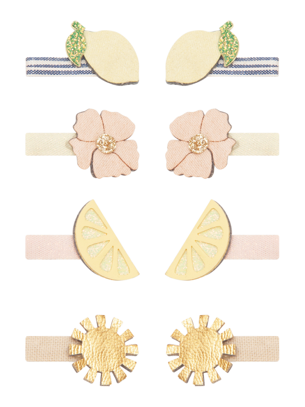 Mimi & Lula Lemons & Flowers Mini Clips