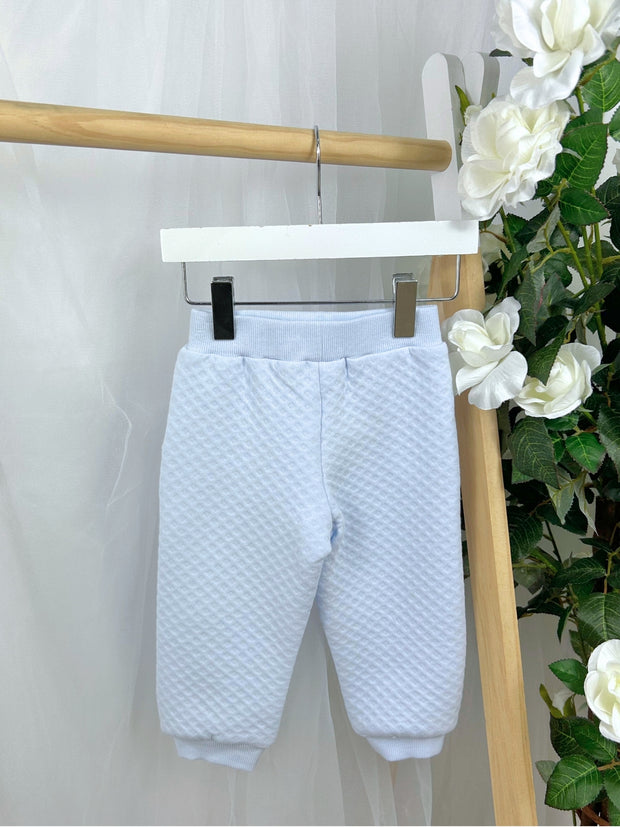 Tutto Piccolo Toddler Boys Blue Padded Outfit Set (12M-3Y)