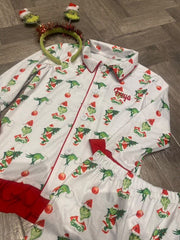 PRE-ORDER Children's Christmas Pyjamas  - GRINCH
