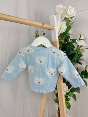 Pex Boys 'Benny' Cardigan (0M - 12M) - Blue