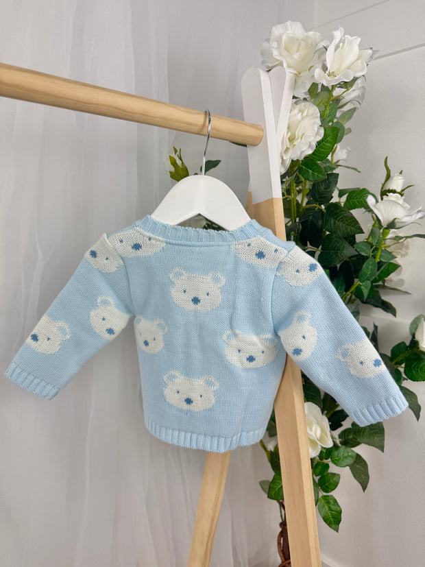 Pex Boys 'Benny' Cardigan (0M - 12M) - Blue