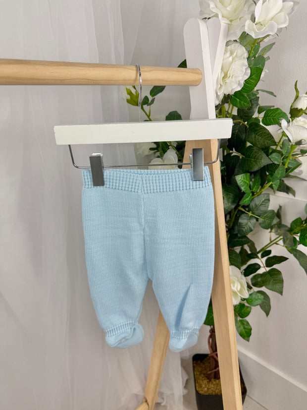 Pex Boys 'Daniel' Knitted Outfit Set (0M - 6M) - Blue