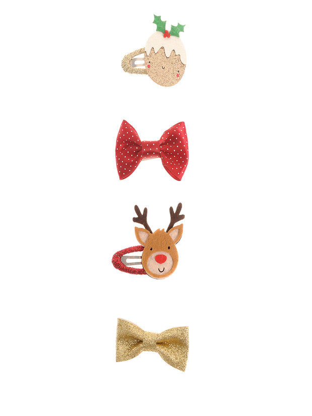 Ziggle Christmas Hair Clip Set