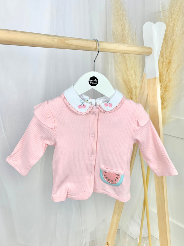 Baby Girls 3-Piece Pink Outfit Set