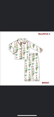 PRE-ORDER Children's Christmas Pyjamas  - GRINCH