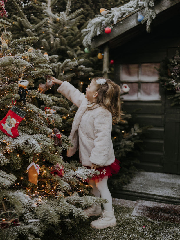 Mayoral Toddler Girl Beige Fur Jacket (12M-4Y)
