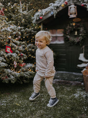 Mintini Boys Beige Jumper & Joggers Set (12M-5Y)