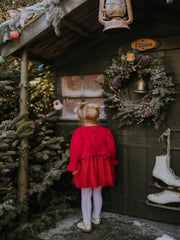 Mintini Girls Red Tulle Dress (3M - 24M)