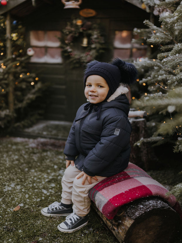 Mayoral Toddler Boy Navy Teddy Bear Jacket (12M-4Y)