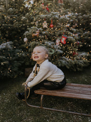 Mayoral Junior Girl Cream & Black Bow Jumper (3Y-8Y)