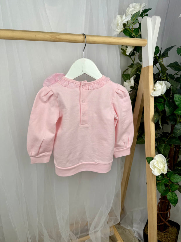 Mintini Girls Pink Diamante Tracksuit (12M - 5Y)