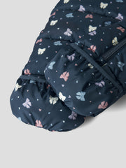 Name It Baby Girl Navy Bow Pramsuit (0M-12M)