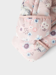 Name It Baby Girl Pink Bunny Pramsuit (0M-12M)