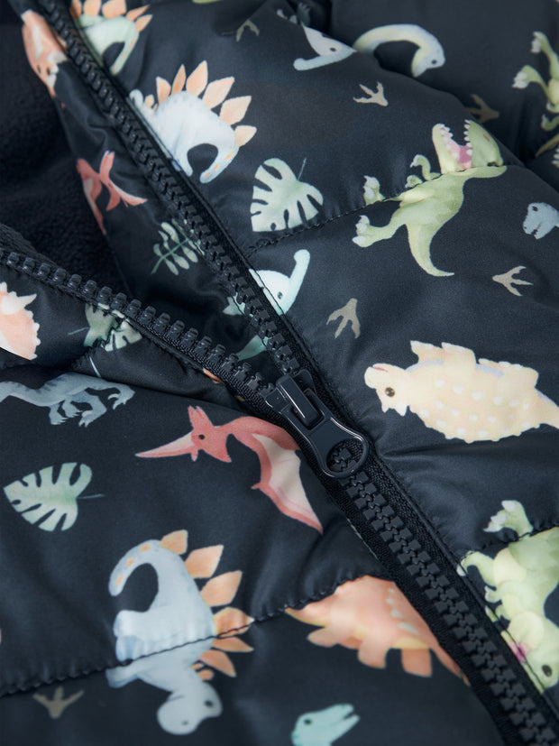 Name It Baby Boy Navy Dinosaur Pramsuit (0M-12M)