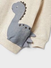 Name It Baby Boy Cream Dinosaur Outfit Set (1M-18M)