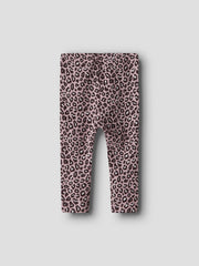 Name It Baby Girl Pink Animal Print Outfit Set (1M-18M)