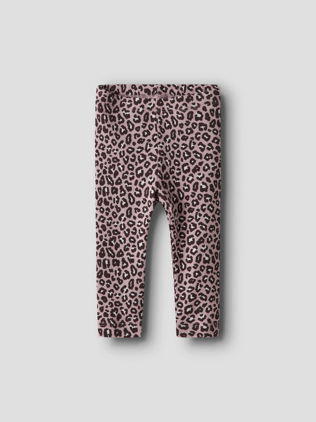 Name It Baby Girl Pink Animal Print Outfit Set (1M-18M)