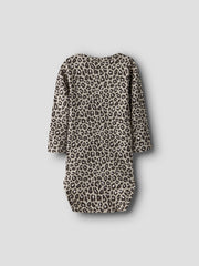 Name It Baby Girl Beige Animal Print Outfit Set (1M-18M)