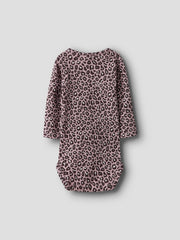 Name It Baby Girl Pink Animal Print Outfit Set (1M-18M)