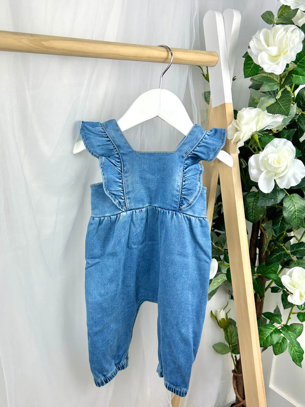 Name It Baby Girl Denim Dungaree