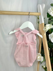 Name It Baby Girl Organic Cotton Rosebud Romper