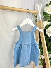 Name It Baby Girl Light Denim Dungaree Dress